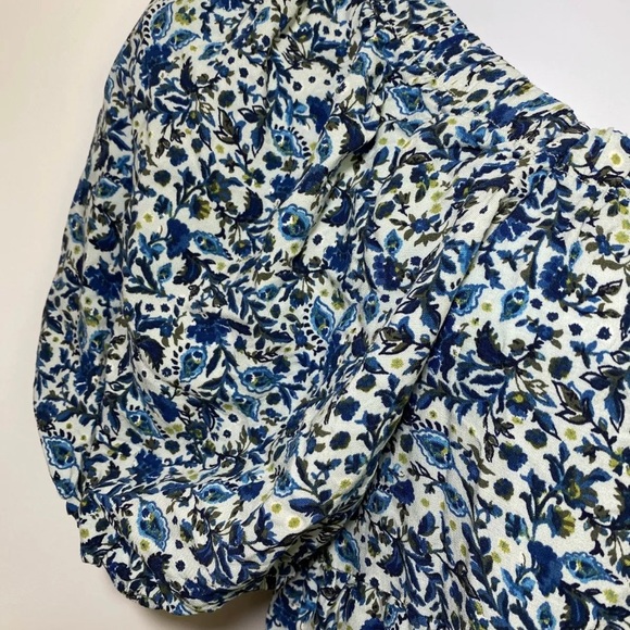 Wild Fable Blue Floral babydoll mini dress M NWT - Picture 16 of 16